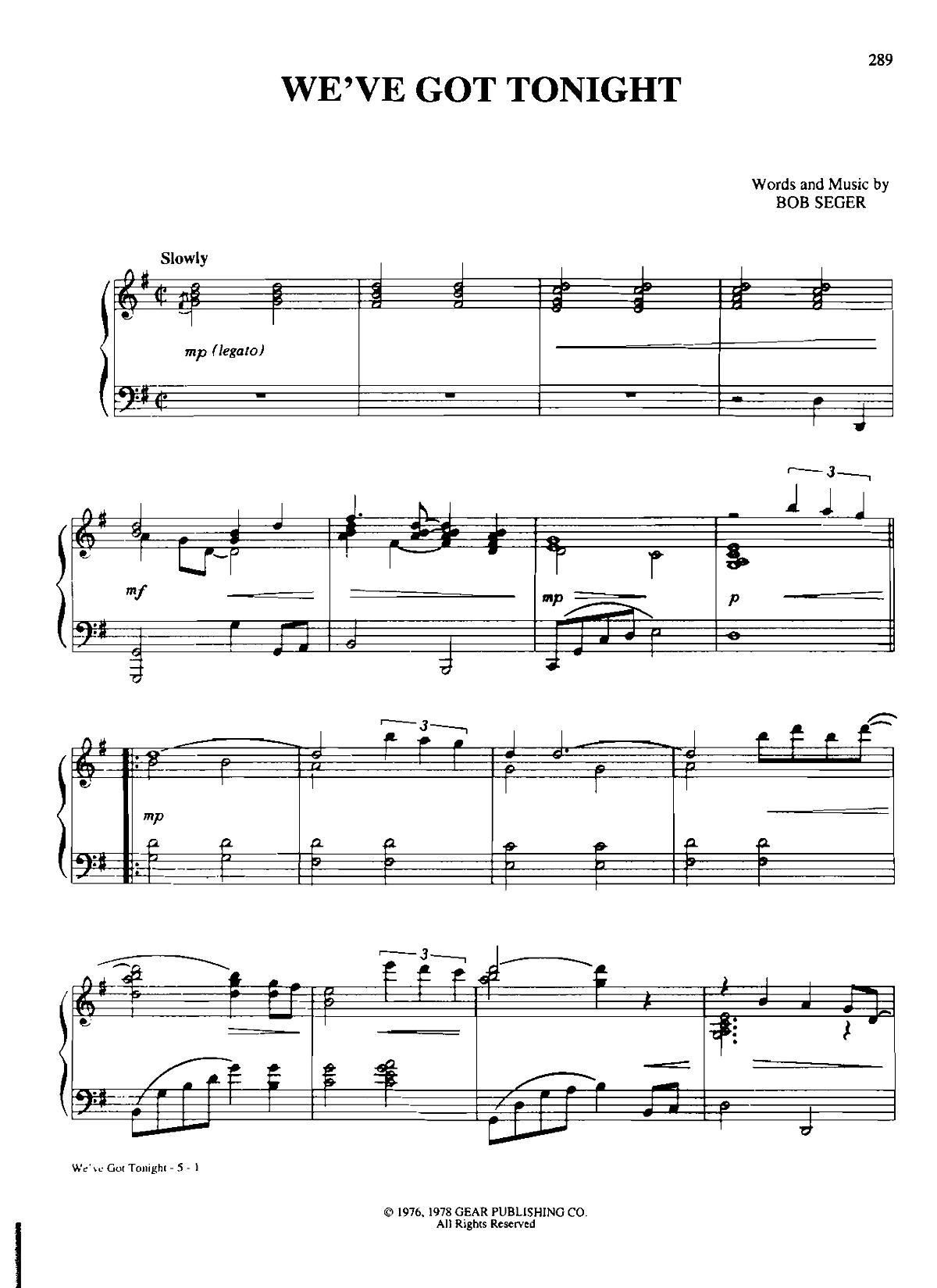 WE VE GOT TONIGHT(Dan Coates 流行情调 集)1