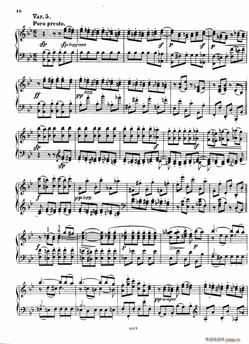 Brahms Stark Haydn Variations pno solo9