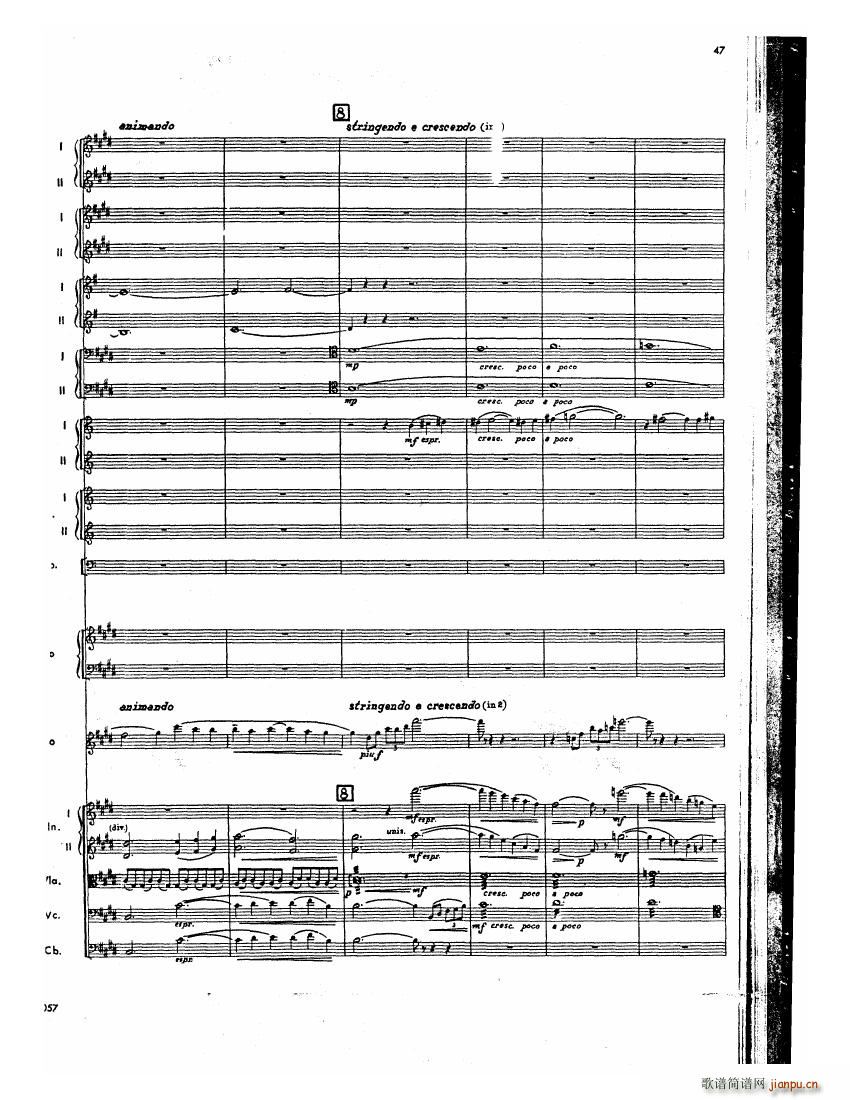 Barber op 14 Violin Concerto Score 二6