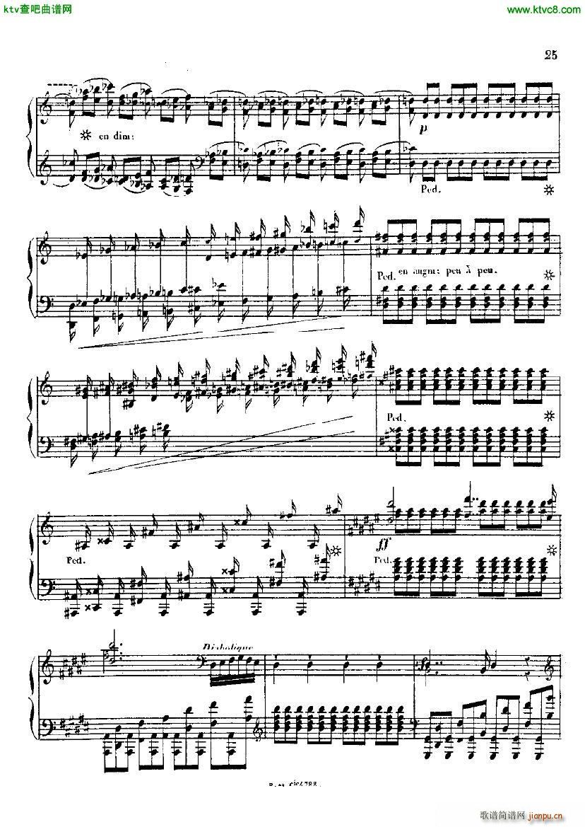 Alkan op 33 Grande Sonata part 125