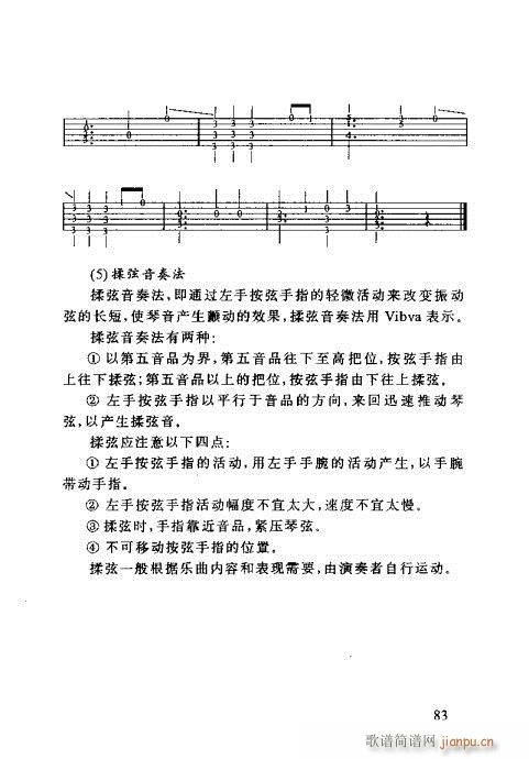 怎样识吉他六线谱81-1003