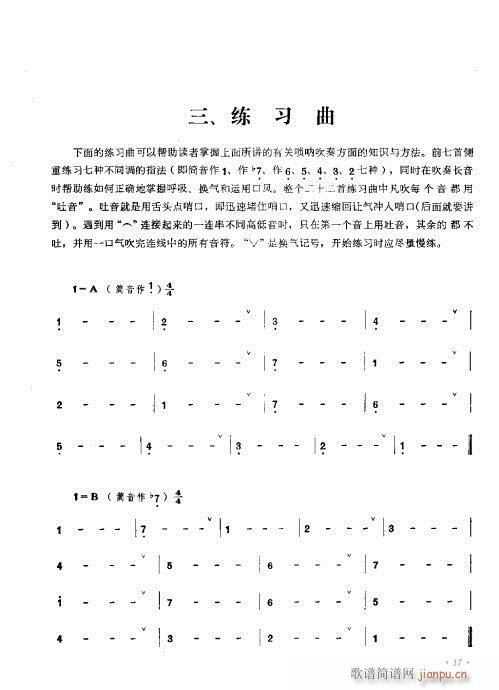 怎样吹唢呐 目录 1-2018