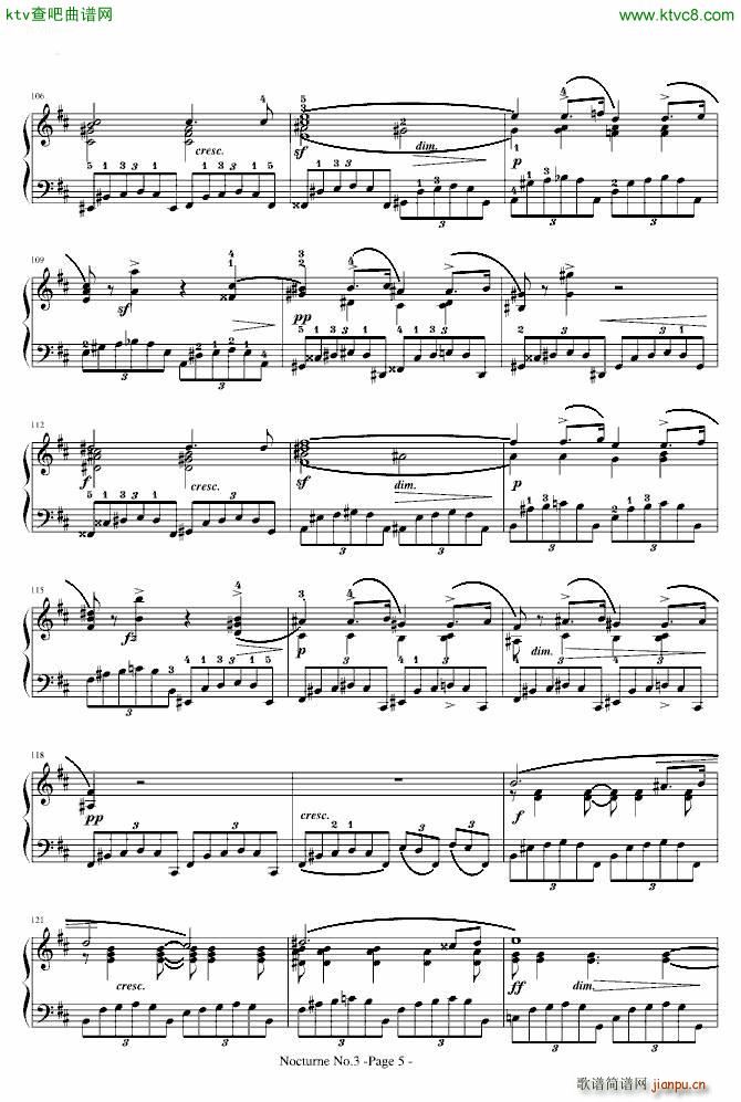 夜曲No 3 Op 9 3_肖邦 chopin5