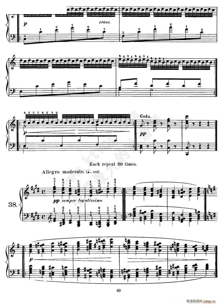 Czerny - 40 Daily Exerci Op 337（35―40）（40首日常训练曲）4
