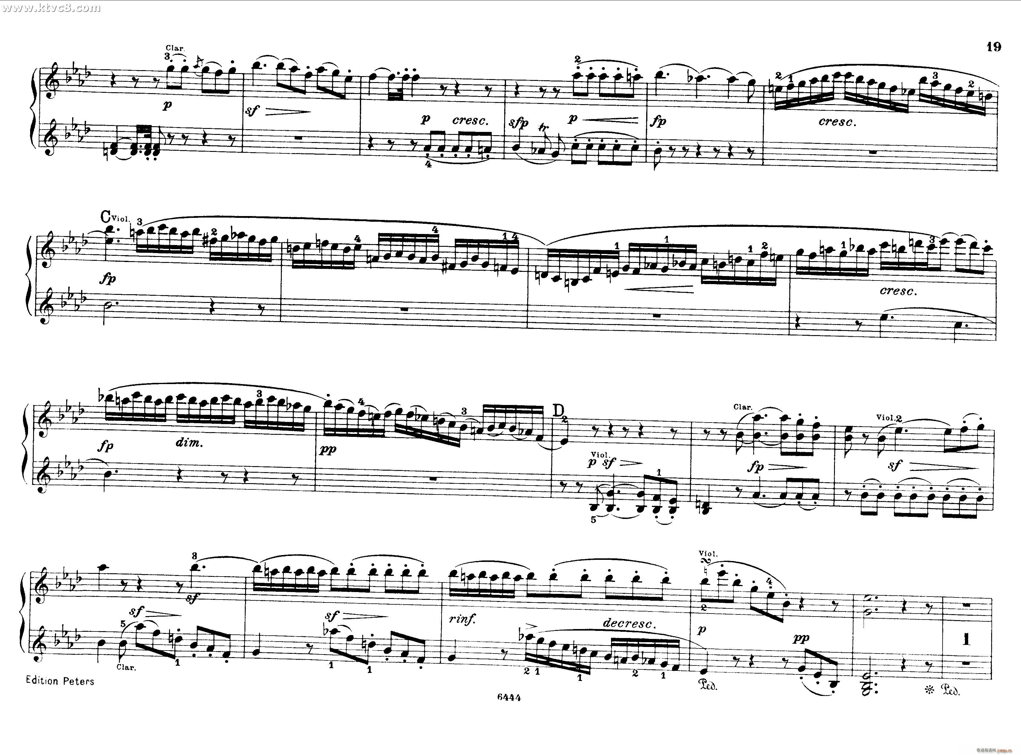 贝多芬大七重奏Op 20 钢琴四手联弹18