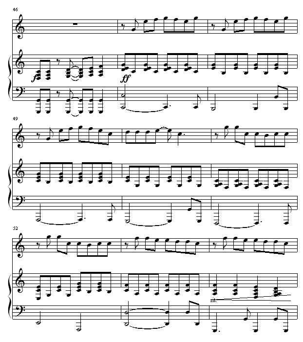 安静 弹唱版-钢琴谱(钢琴曲)-周杰伦6