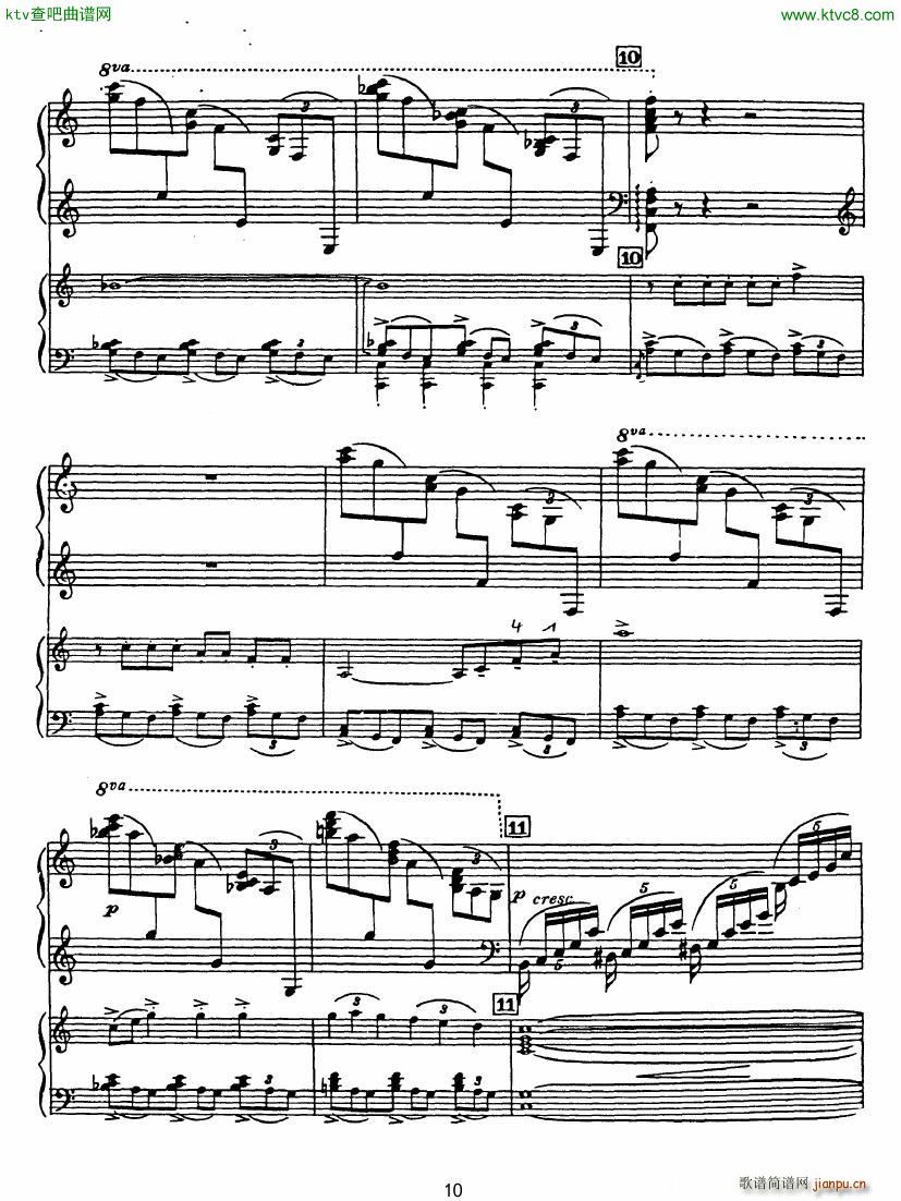 Rhapsody in Blue in Bb major Duet10