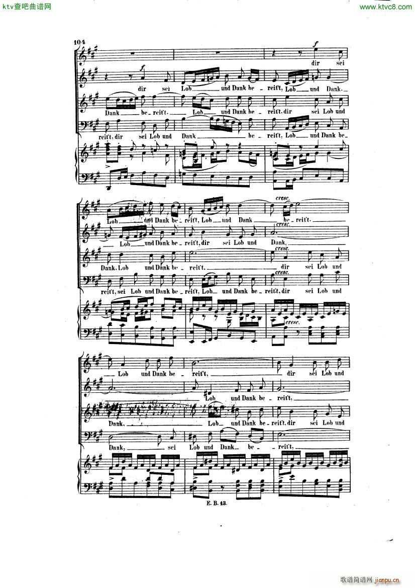 Bach JS BWV 248 Christmas Oratorio No 438