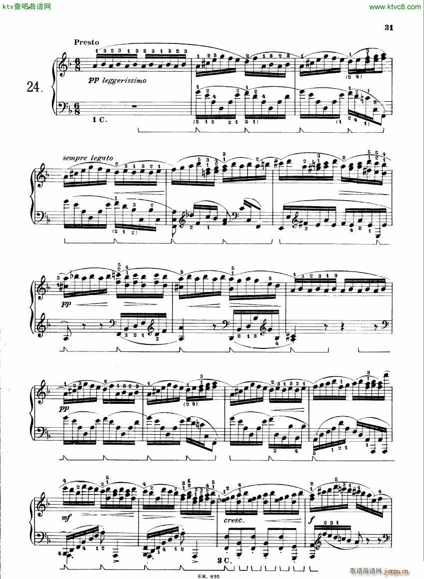 Busoni op37 Twenty Four Preludes 二23