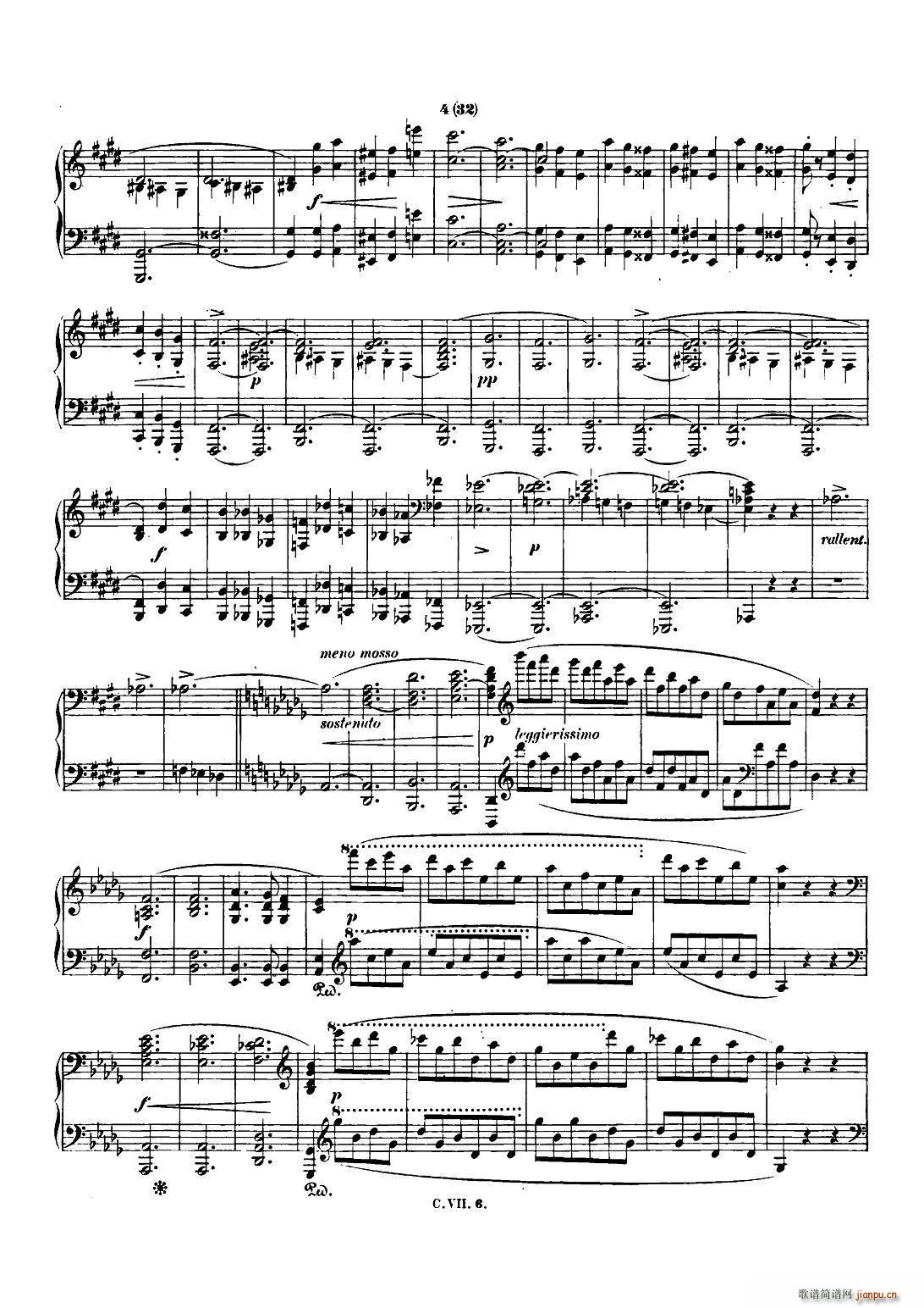 肖邦 钢琴谐谑曲 Chopin Scherzo（No 3 升c小调 Op 39）3