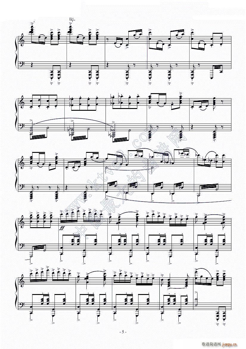 钢琴独奏精品《春节序曲》_李焕之5