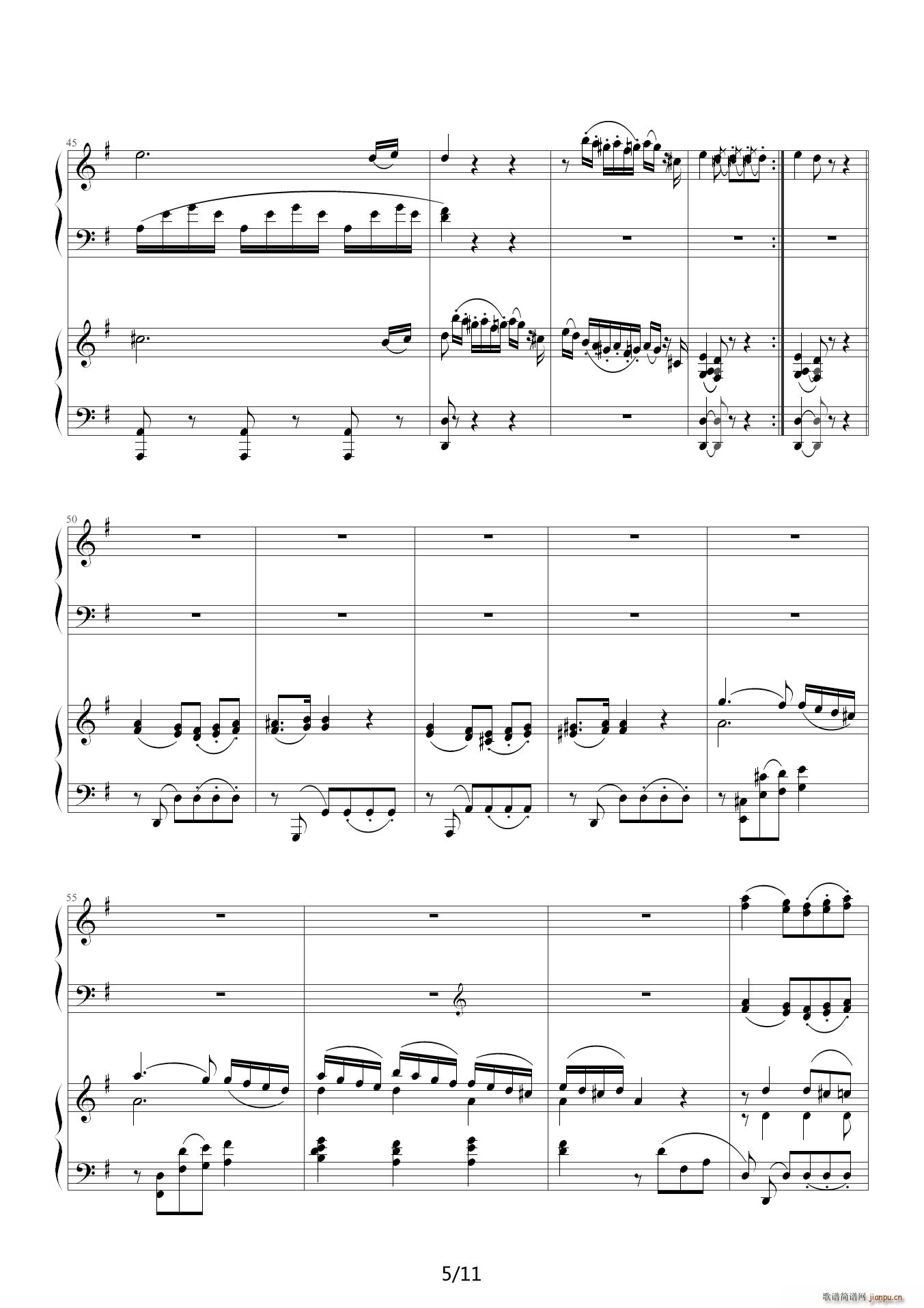 莫扎特D大调双钢琴奏鸣曲K448第二乐章5