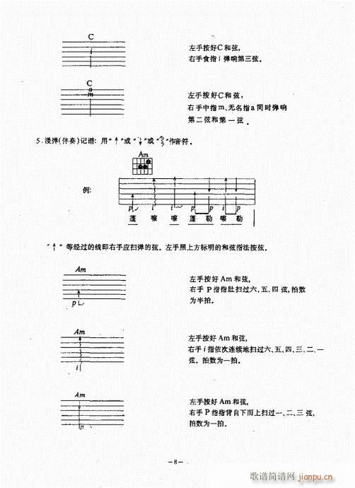 民谣吉他经典教程目录1-2014