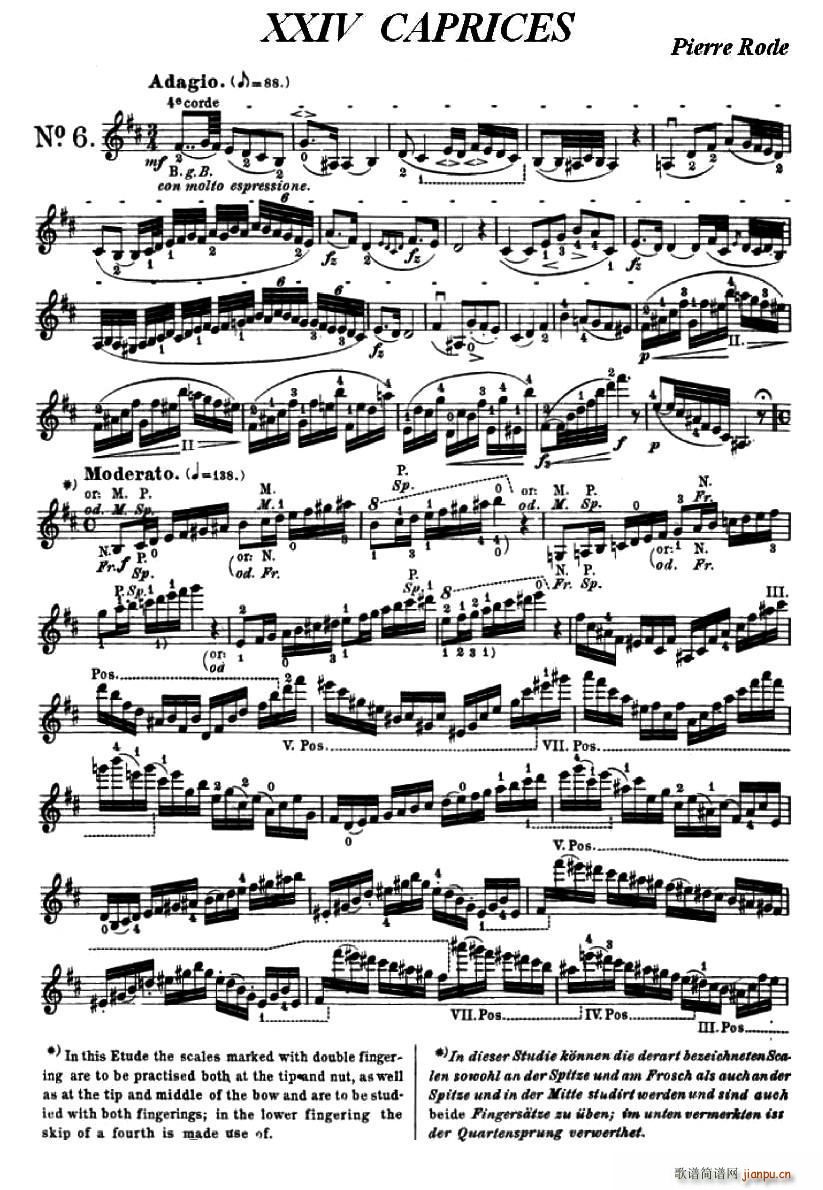 24首小提琴练习曲之61