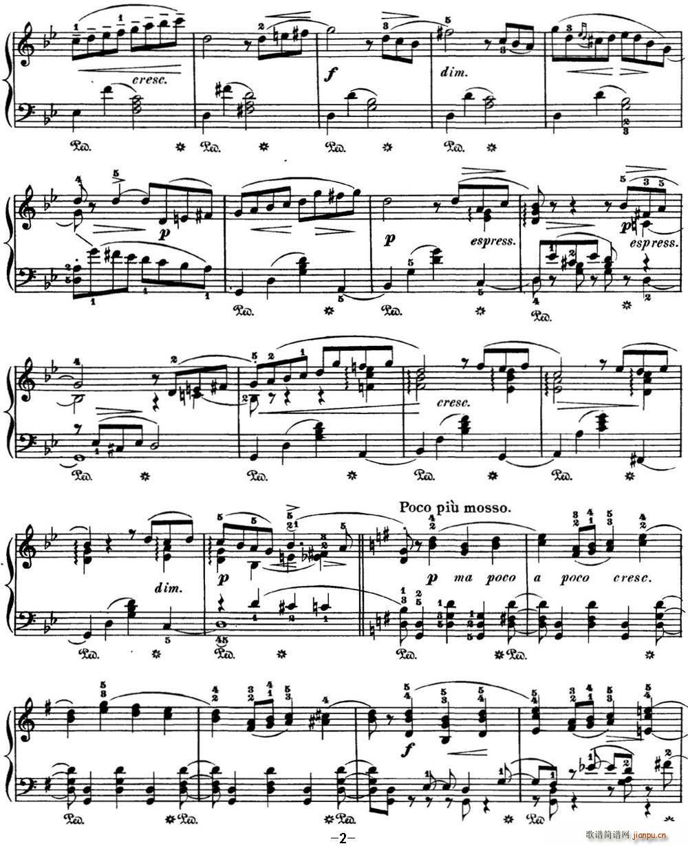 柴可夫斯基 四季 6月 船歌 g小调 Barcarolle G minor2