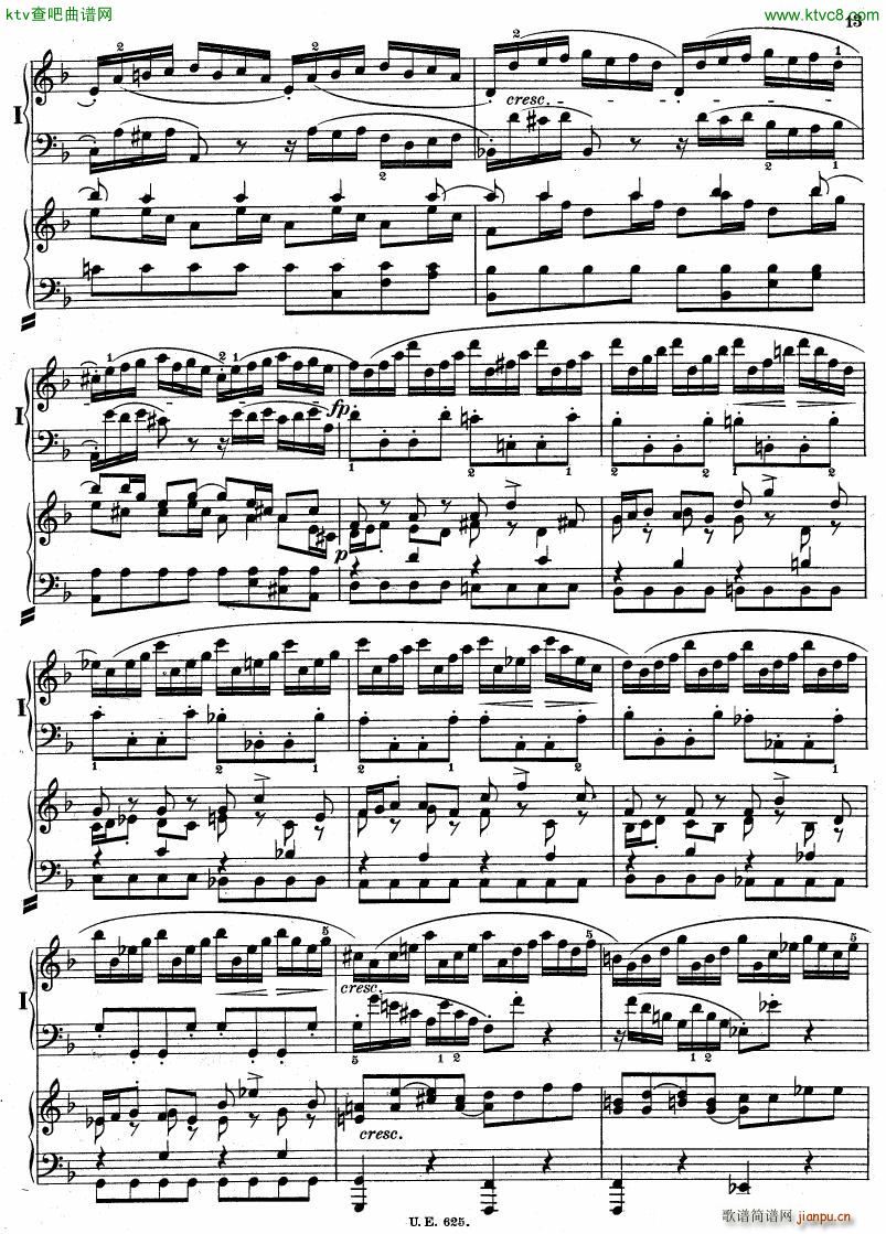 Bach JS BWV 1052 Keyboard Concerto in d ed R ntgen13