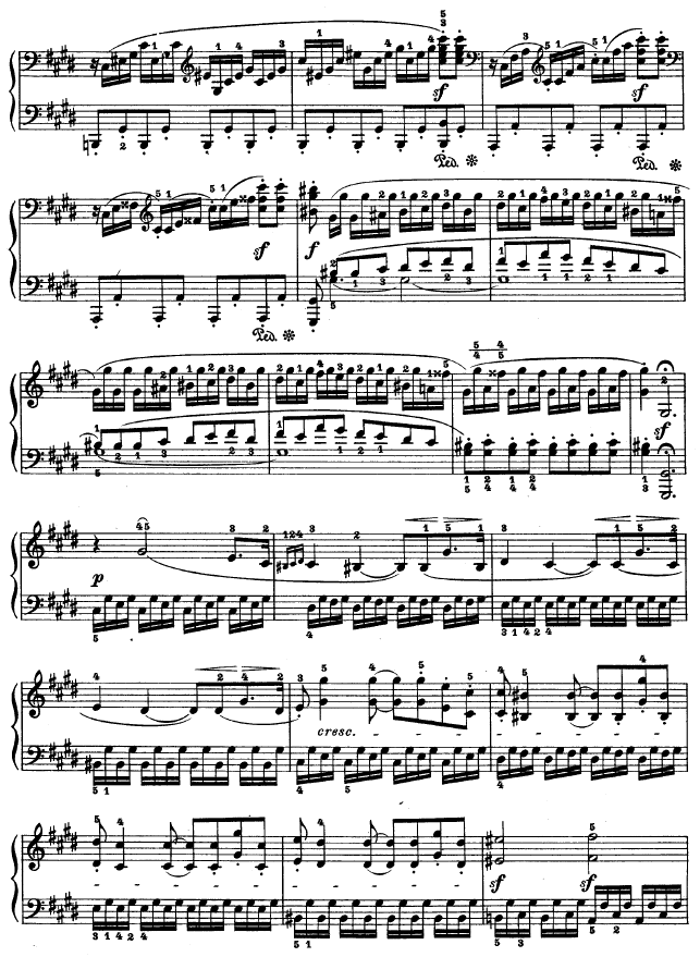 第十四钢琴奏鸣曲-《月光曲》-（Op.27 No.2）-钢琴谱(钢琴曲)-贝多芬-beethoven10