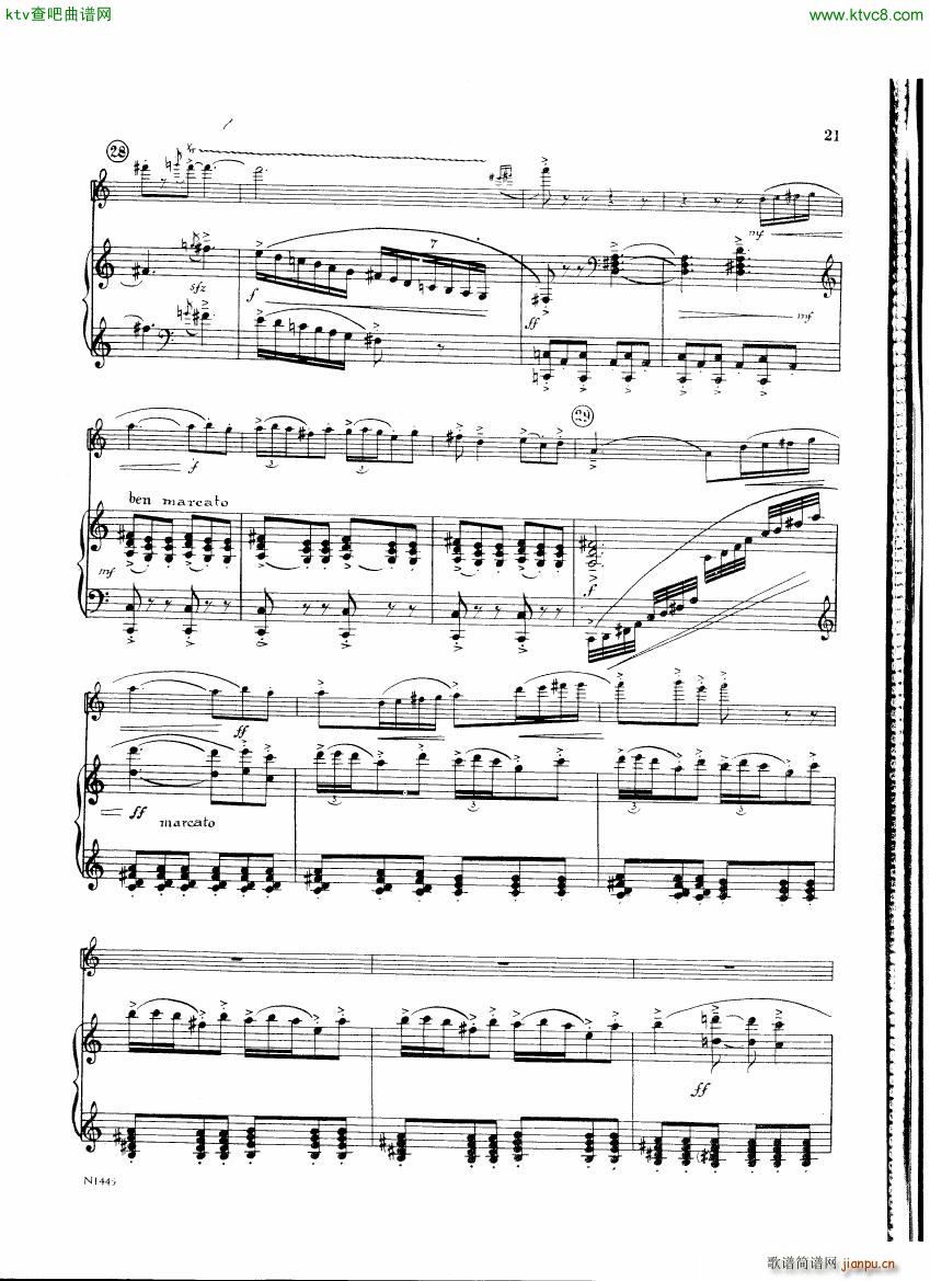 Burton E Flute sonatina score20
