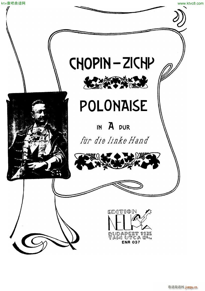 Zichy Chopin Polonaise in A for the left hand1