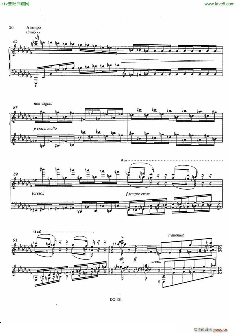 Etude No 12 Prélude et Fugue18