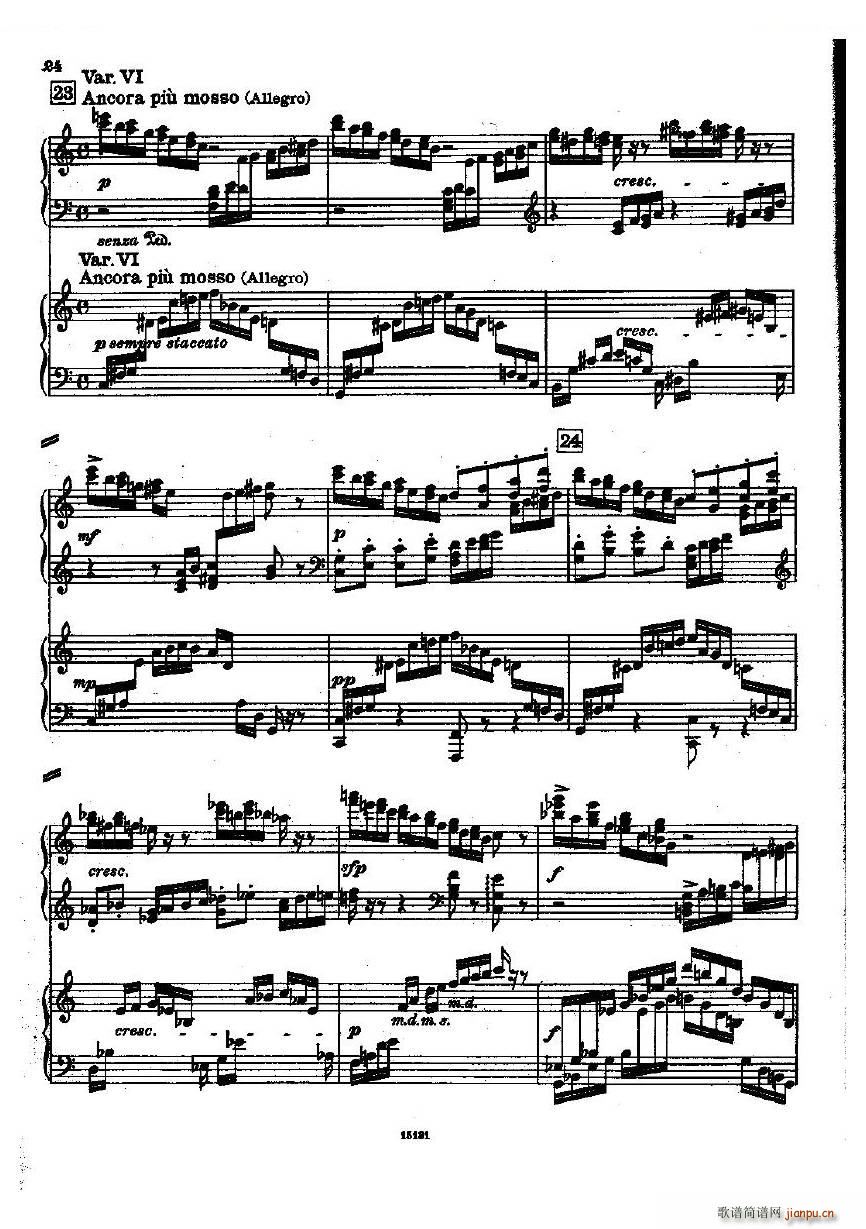 Dohnanyi Variations Nursery Rhyme Op25（一）24