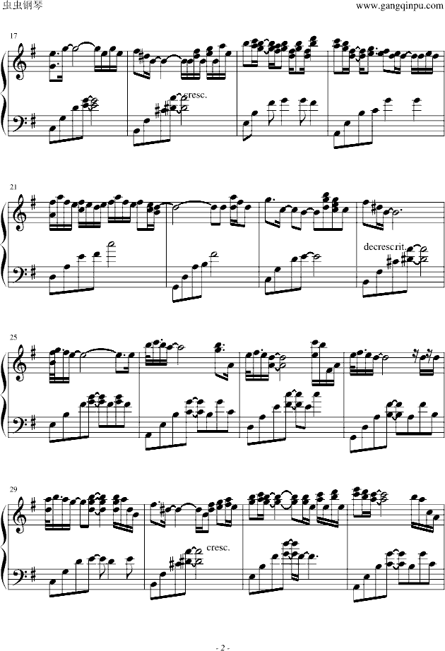 thanksgiving-演奏版-感恩节-george winston-钢琴谱(钢琴曲)-George Winston2