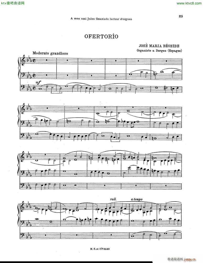 Beobide Fantasia Offertorio organ4