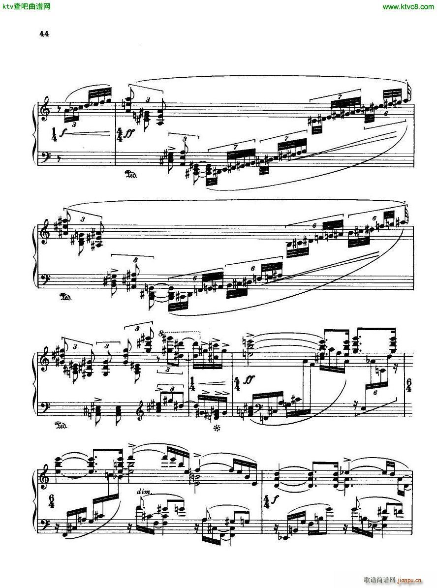 Bridge H160 Piano Sonata 1923 444