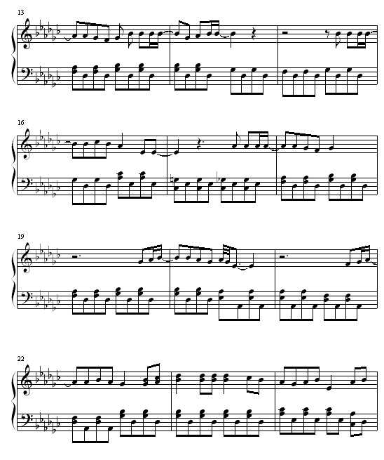 seasons in the sun-钢琴谱(钢琴曲)-westlife - 西城男孩2