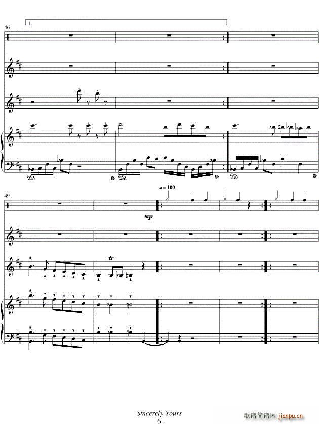 黑猫的探戈（变奏曲）钢琴总谱6
