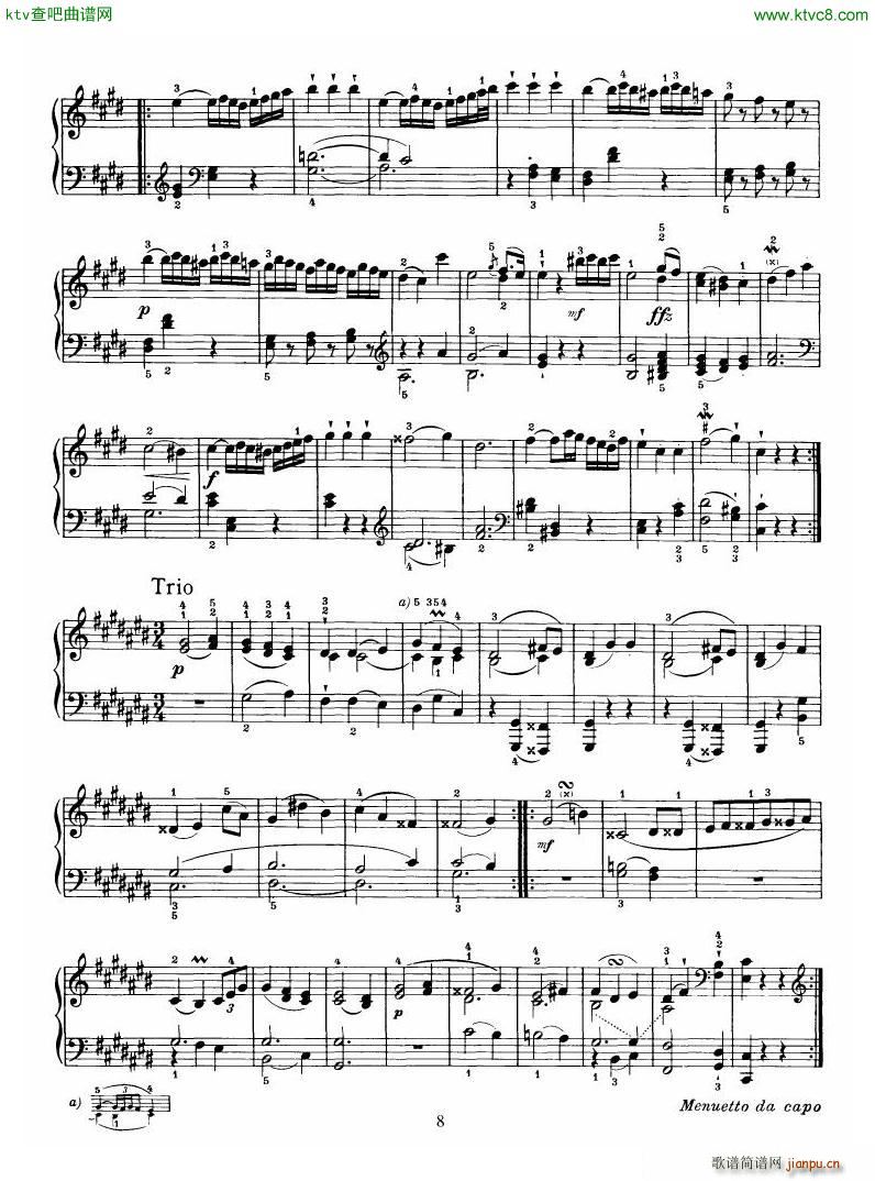 Haydn Piano Sonata No 36 In C8