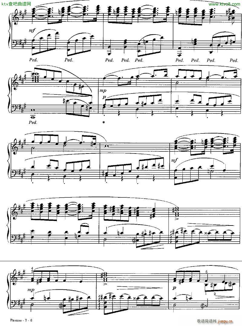 Faure 050 Pavane arr piano solo R Schultz6