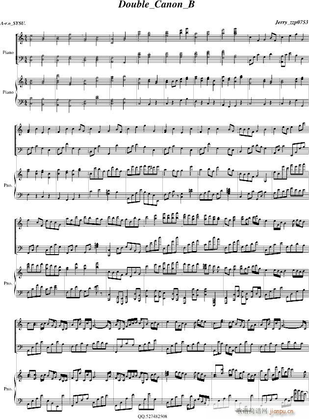 Double Canon in C_Johann Pachelbel1