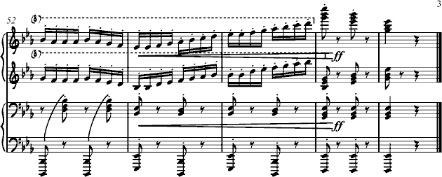 拿波里舞曲（四手联弹）-钢琴谱(钢琴曲)-柴科夫斯基-Peter Ilyich Tchaikovsky3
