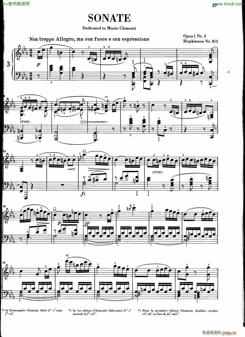 Field 01 3 Piano Sonata No31