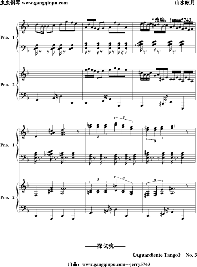Giuseppe D'agostino（�p��琴）-钢琴谱(钢琴曲)-jerry57433