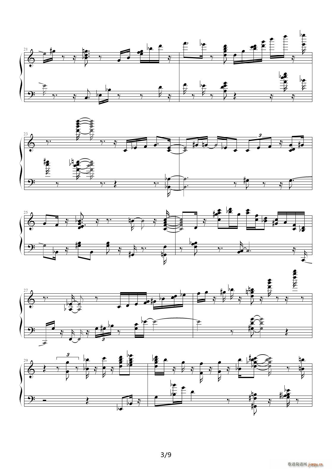 Springtime Sundays（春天的星期天 爵士版） C调3