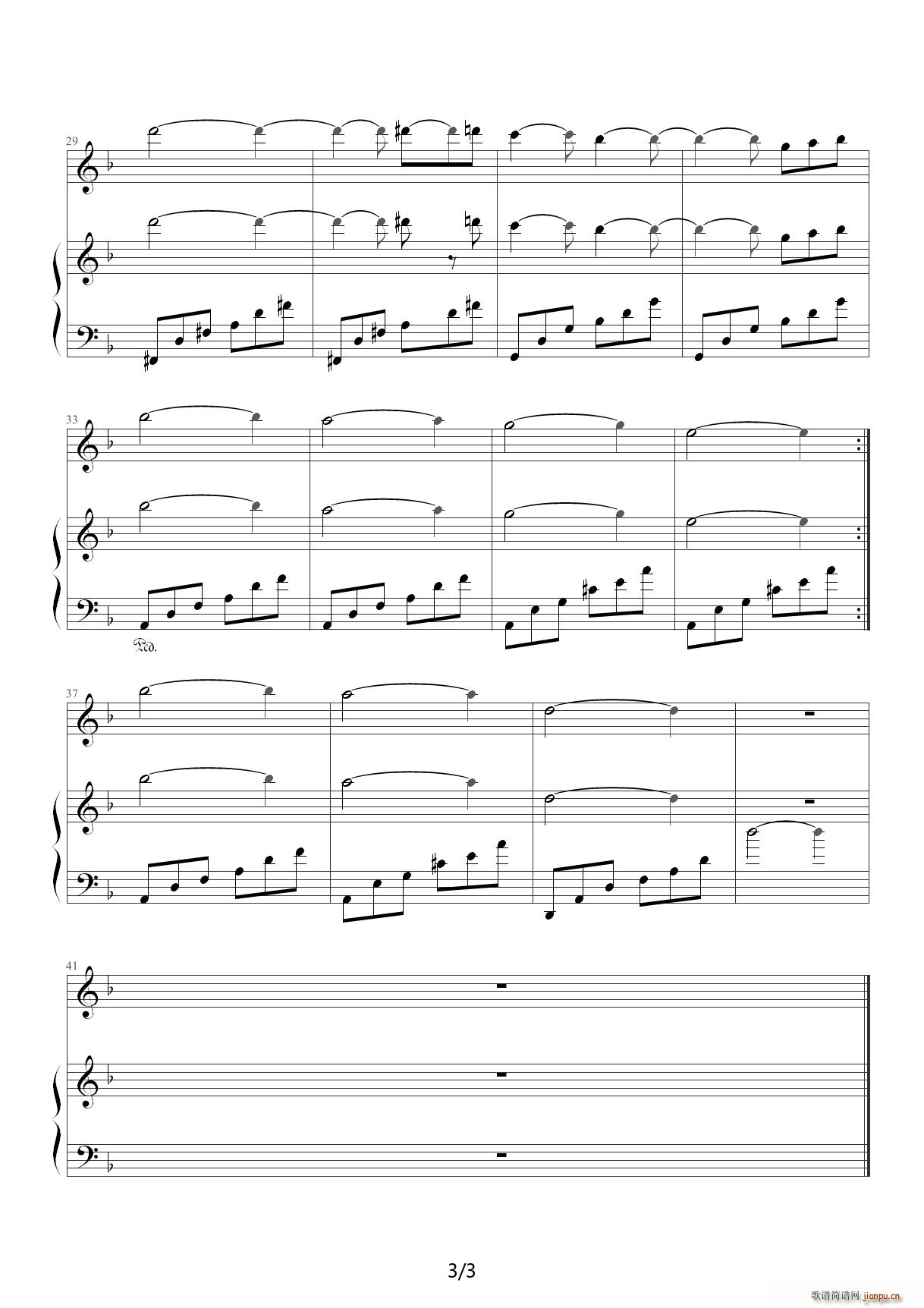 Moderato F调3