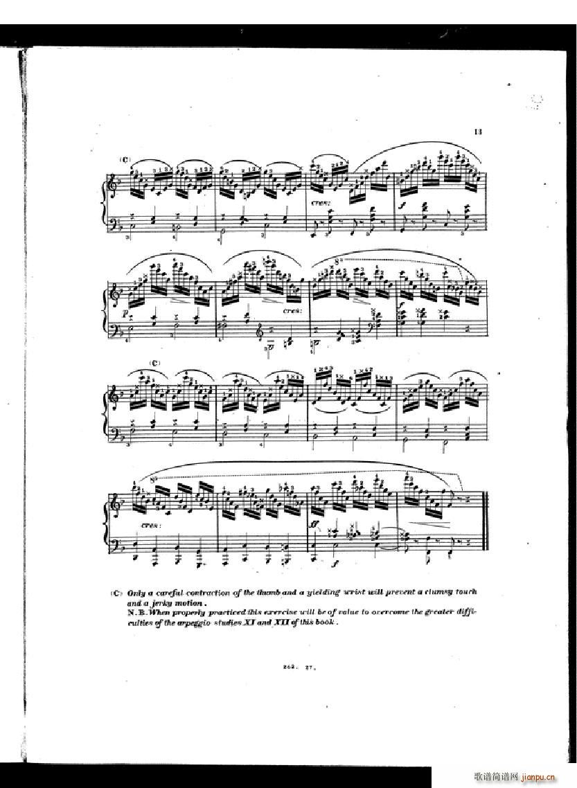 Czerny Etudes de la velocite book II11