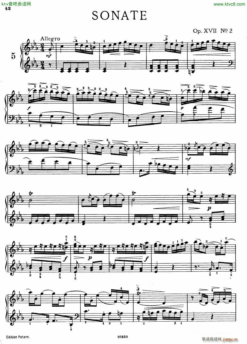 Bach JC op 17 no 2 Sonata1