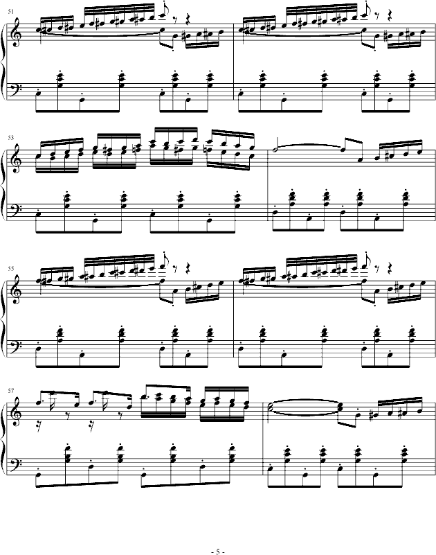 舞曲-狂欢-钢琴谱(钢琴曲)-冯歪5