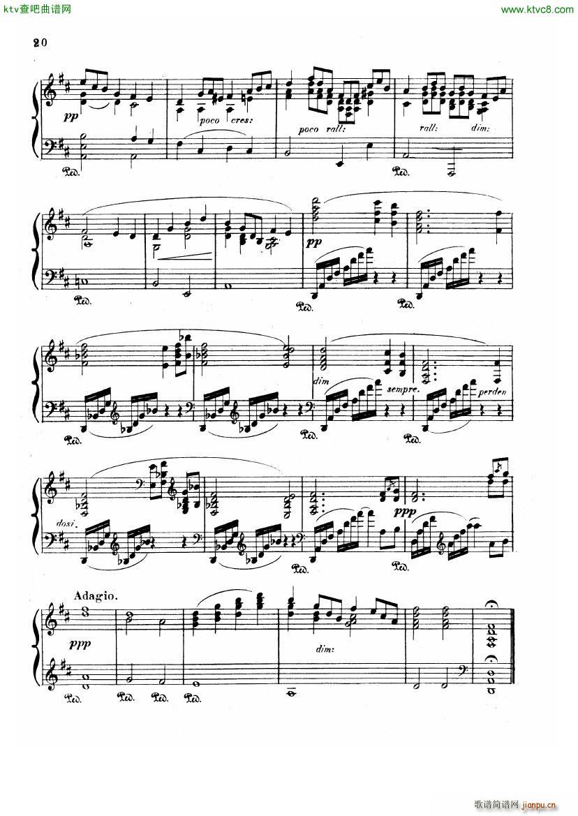 Albeniz op 82 Piano Sonata no 520
