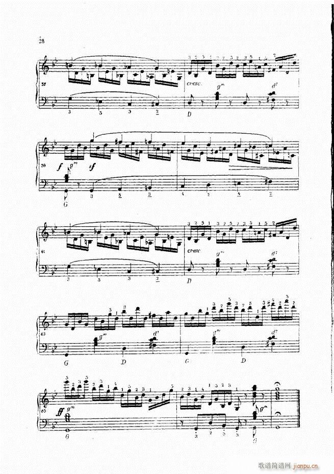 车尔尼手风琴练习曲集 Ⅳ28