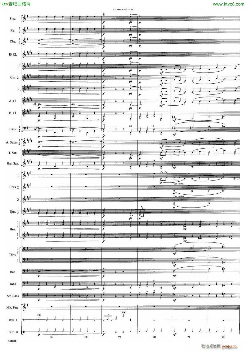 Anderson Sleigh Ride full score13