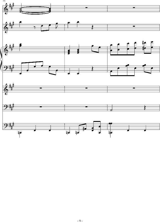夜洛第六首圆舞曲――蝴蝶姬(To WY)-钢琴谱(钢琴曲)-ellocz9