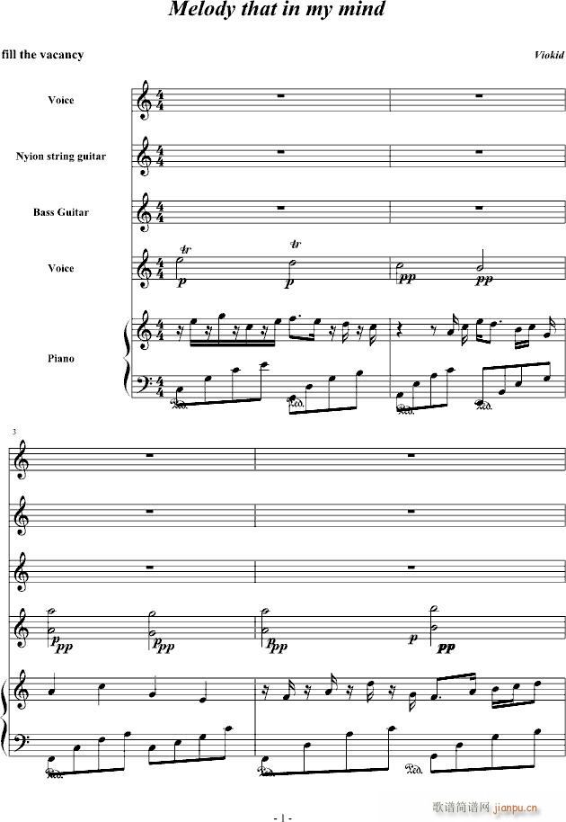 Melody that in my mind_viokid1