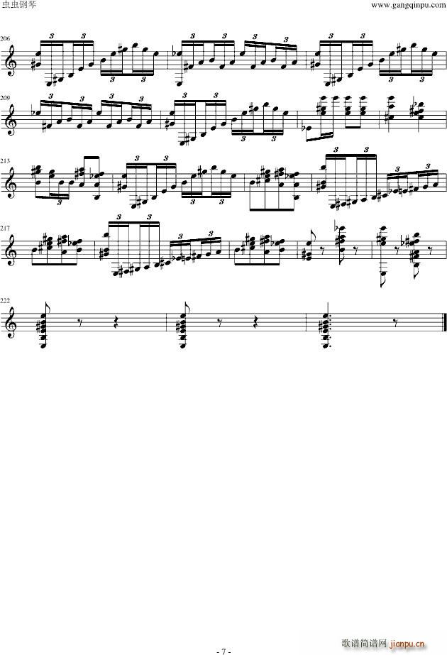魔笛主题变奏曲 单手_索尔7