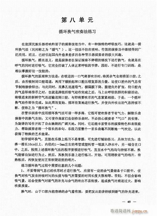 简捷实用唢呐教程  （上册）41-609