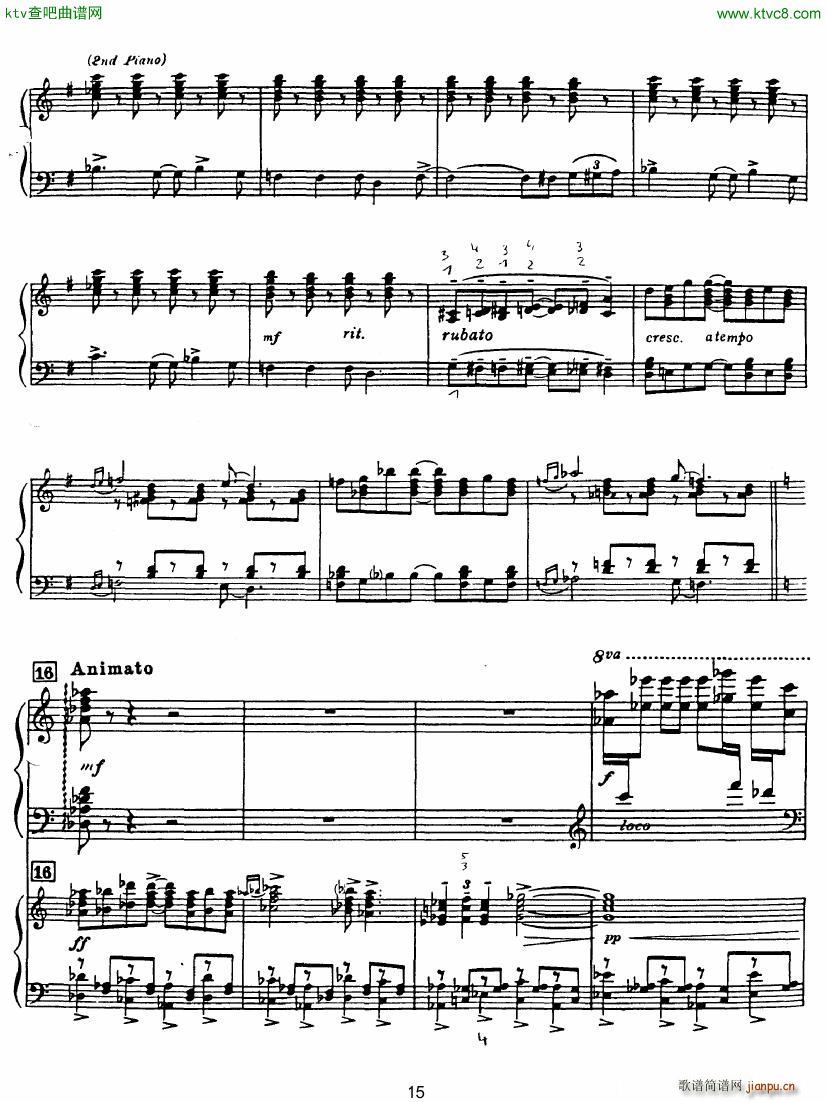 Rhapsody in Blue in Bb major Duet15
