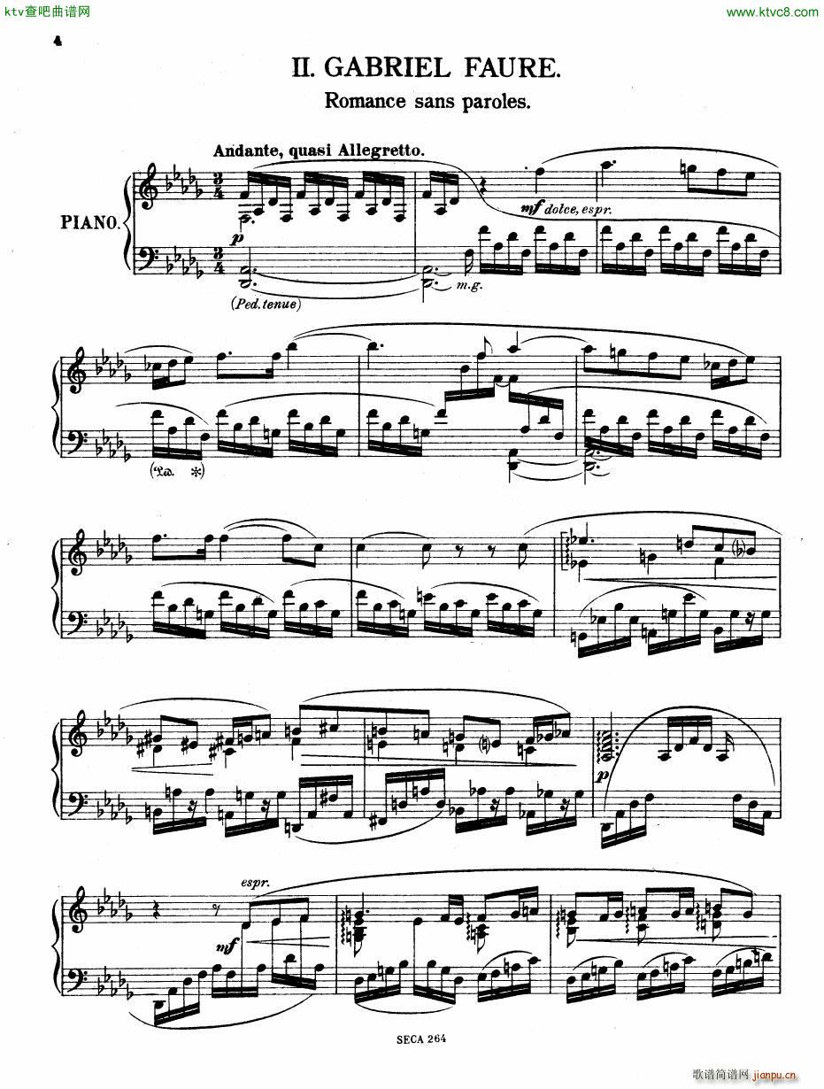 Casella à La Manière de Gabriel Faure piano1